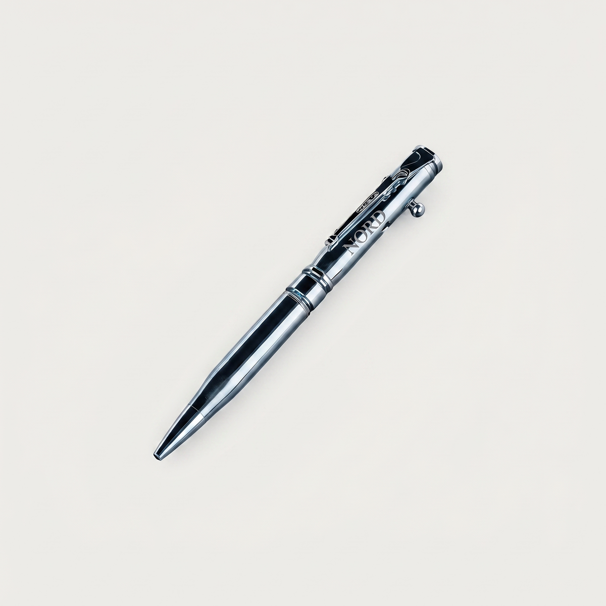 Nord Vector Steel engraved metal pen by NORD 1975 - chrome finish product photo
